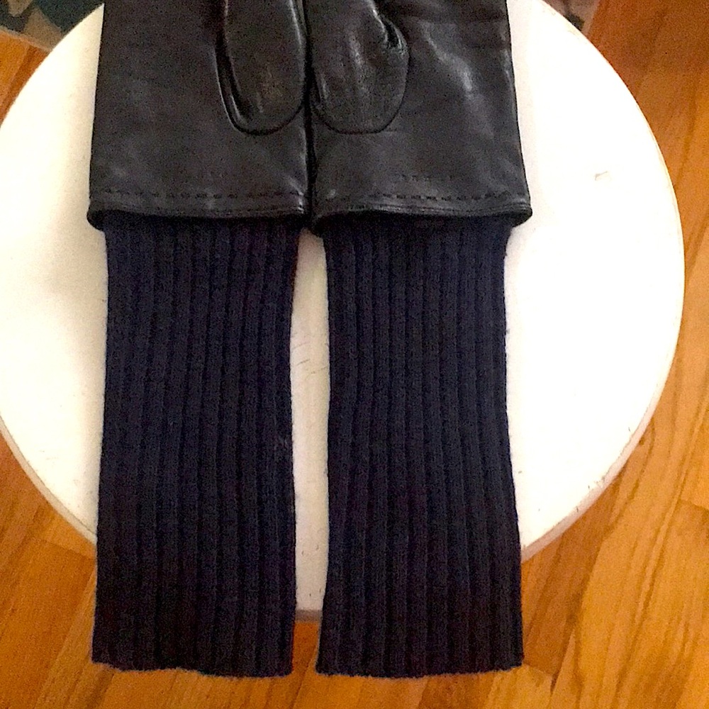 Sandro Women Leather Winter Gloves - Picture 10 of 11